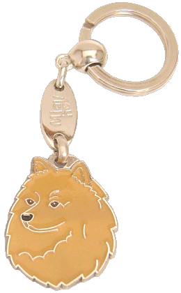 TYSK SPETS RÖD - pet ID tag, dog ID tags, pet tags, personalized pet tags MjavHov - engraved pet tags online